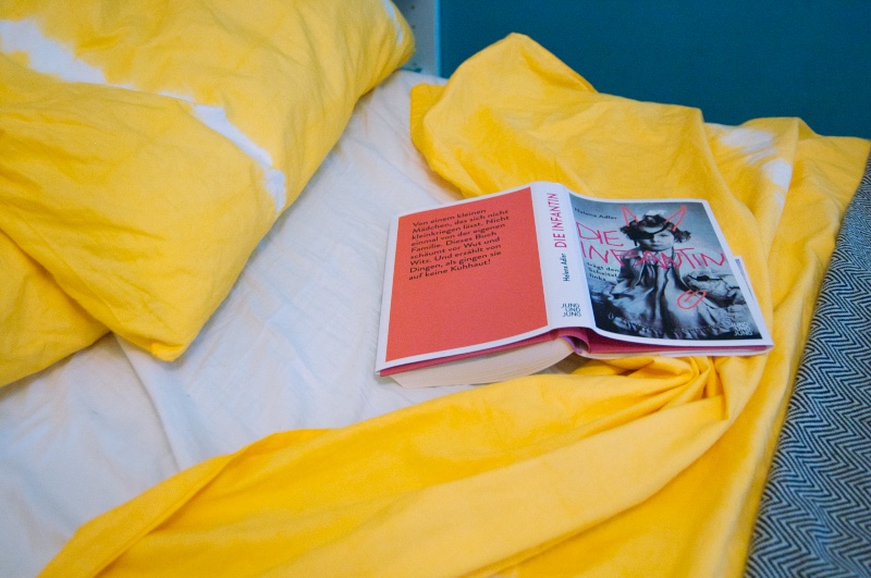 Bettwäsche selber färben oder Träumen in Gelb